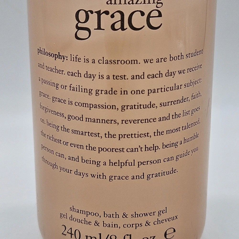 Philosophy Amazing Grace Perfumed Shampoo, Bath & Shower Gel 8 fl oz NEW Sealed
